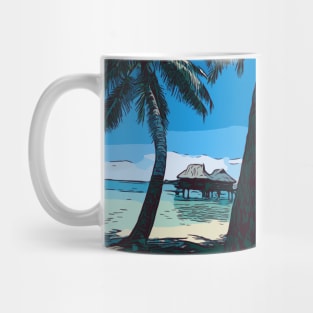 Bora Bora Bungalow Mug